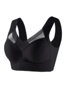 Black Plus Size Wireless Bra