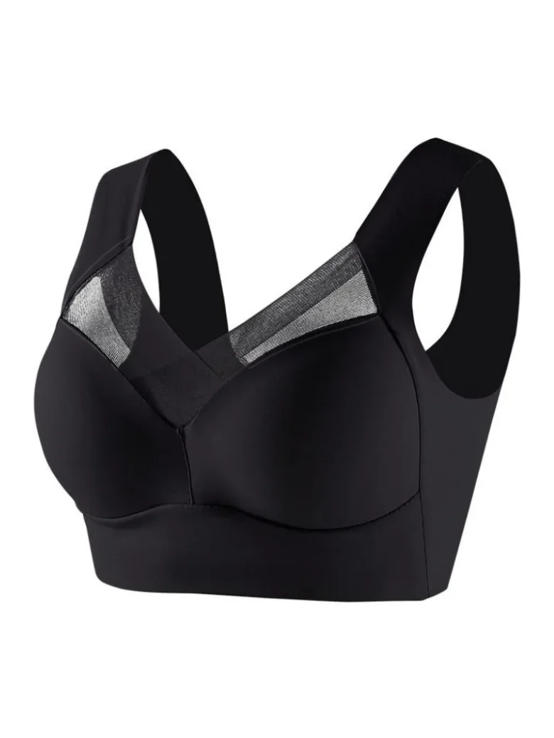 Black Plus Size Wireless Bra