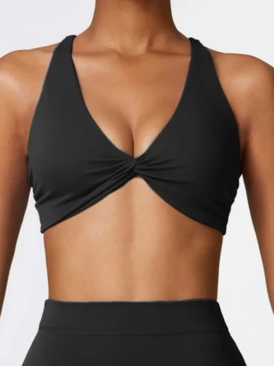 Black Quick-Dry Sports Bra