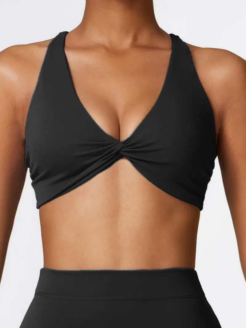 Black Quick-Dry Sports Bra
