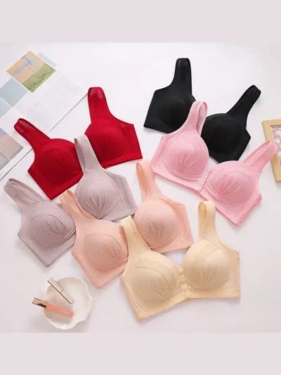 Button Vest Style Bra