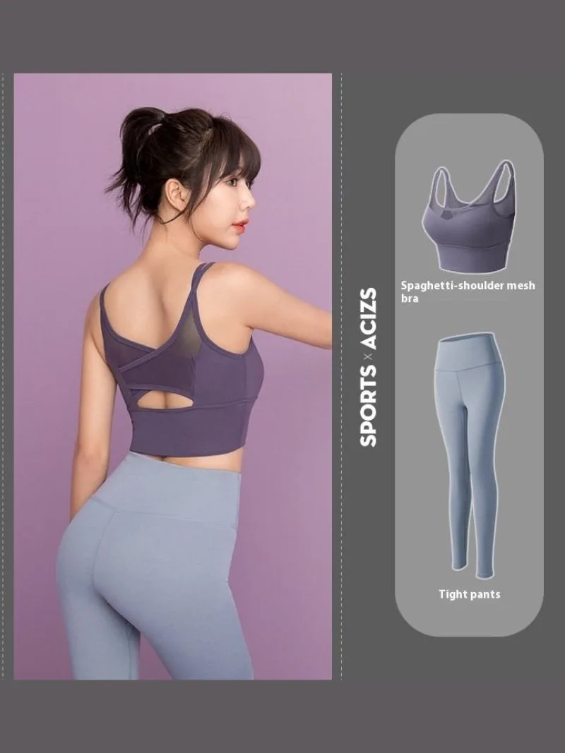 Women’s High Waist Hip-Lifting Fitness Suit – Moisture-Wicking Bra & Trousers | S–XXL - Image 2