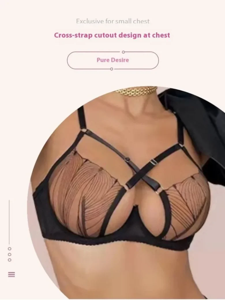 Hollow-Out Bra