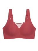 Red Seamless Bra