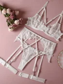 See Through Bra Thong Set