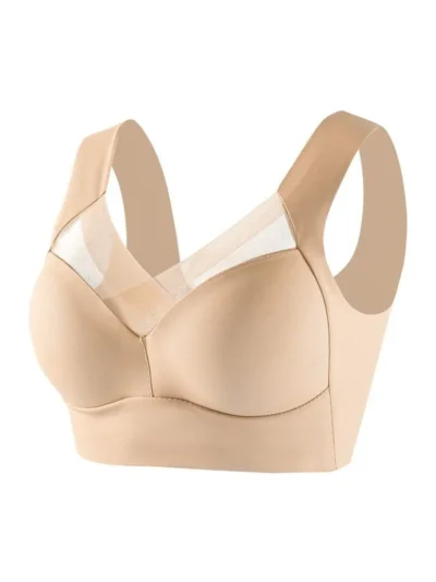 Skin Colour Plus Size Wireless Bra