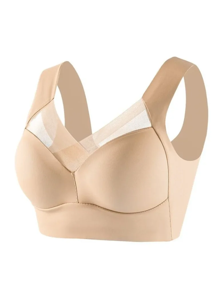 Skin Colour Plus Size Wireless Bra