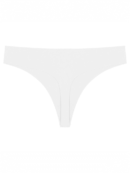 White Seamless Ice Silk T-back Panty