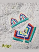 Beigh Crochet Bikini Swimsuit
