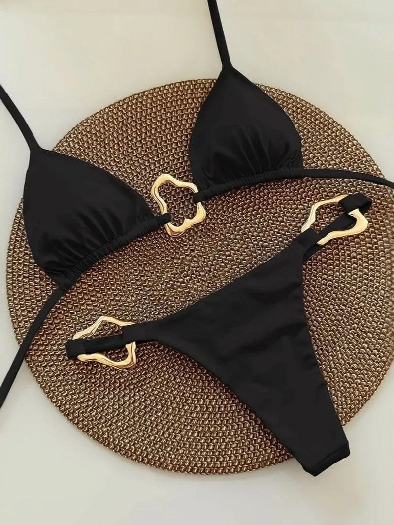 Black Hollow Swimsuit