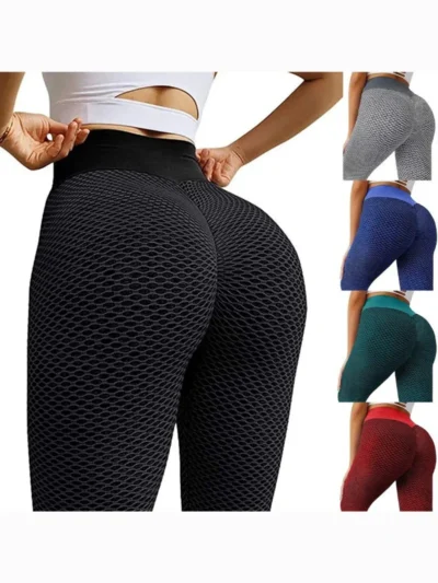 European Honeycomb Yoga Leggings