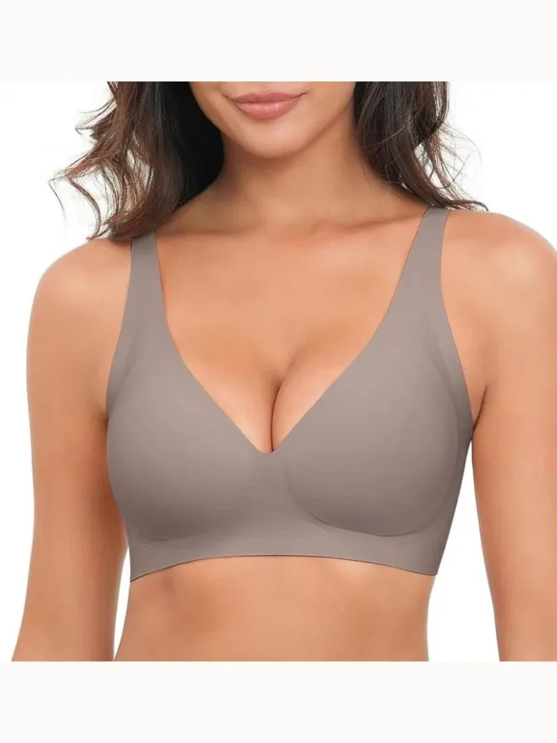Grey Invisible Bra