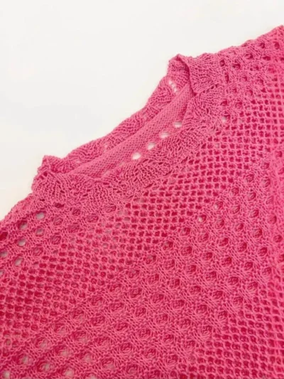 Knitted Cutout Blouse