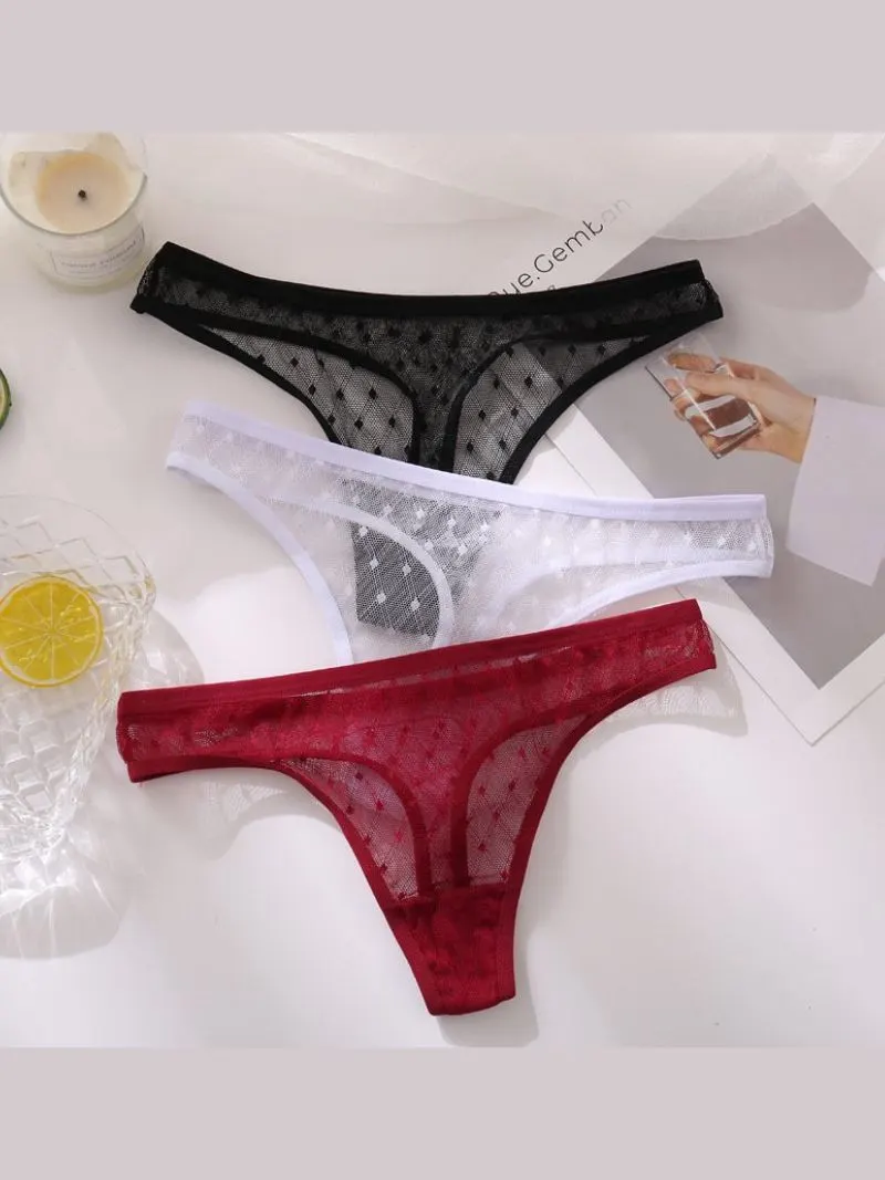 Ladies Lace Low Waist Briefs