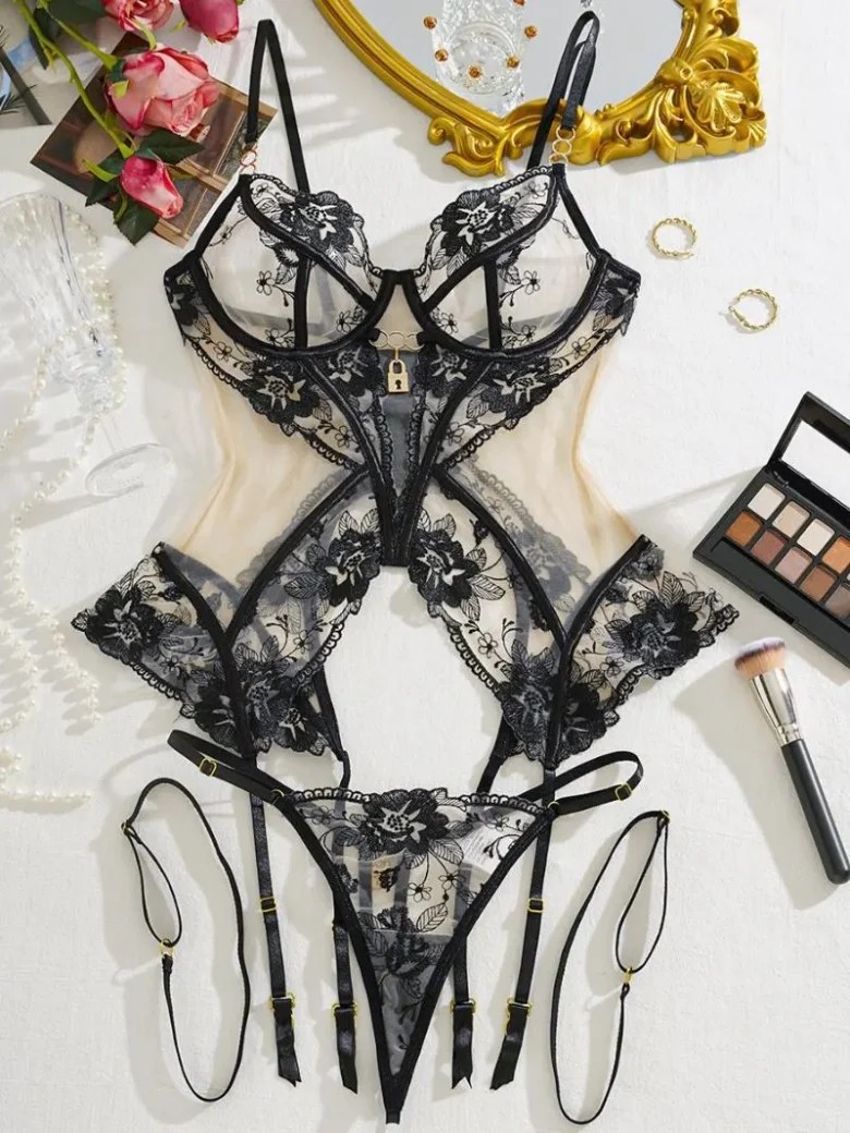Sexy Three-Piece lingerie set