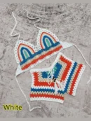 White Crochet Bikini Swimsuit