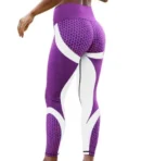Light purple and white Yoga Fitness Leggings