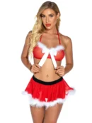 Sexy Christmas Lingerie Sleepwear Set for Women