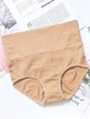 Skin Colour Large Size Seamless Cotton Briefs