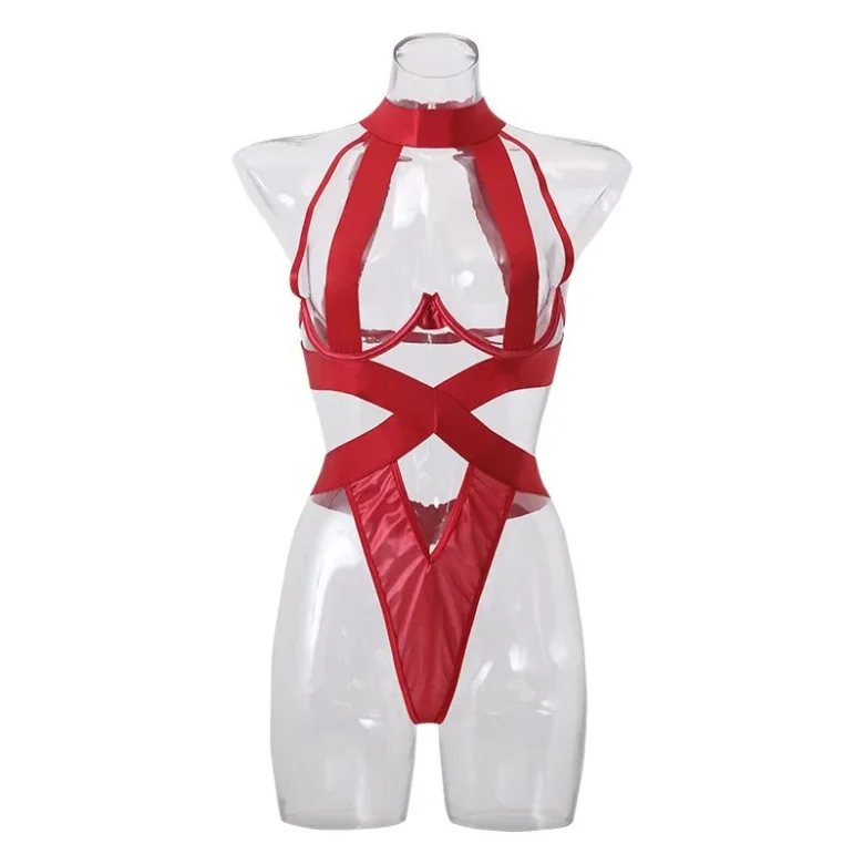 Wine red Women’s Nylon Lingerie