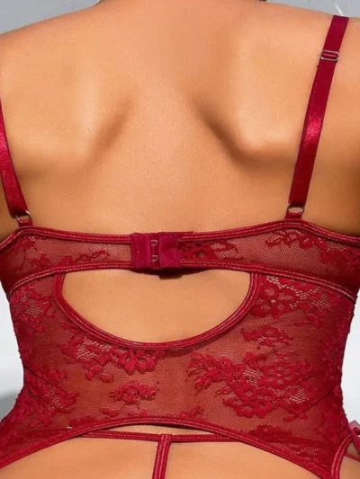 Sexy See-Through Lace Lingerie Set for Women