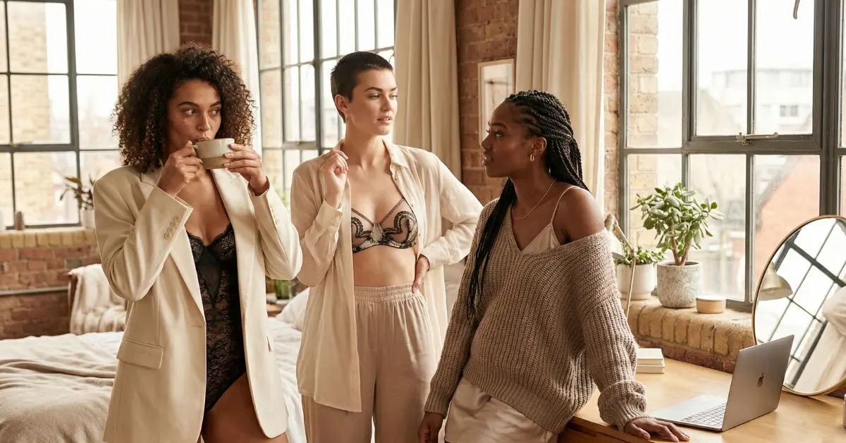 Women Styling Their Lingerie