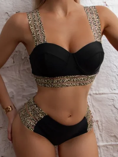 Leopard Ribbon Bikini