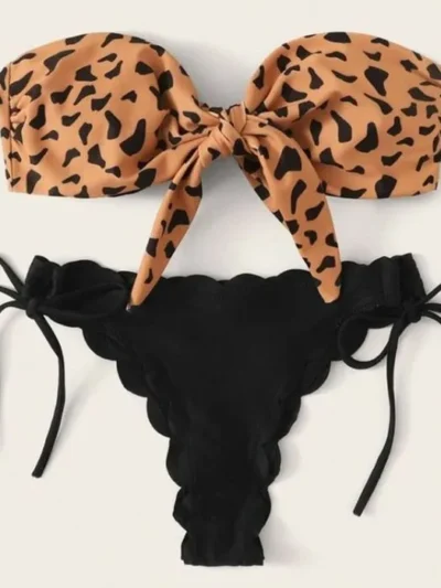 Leopard Split Swimwear