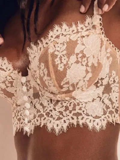 White Lace Beautiful Back Bra