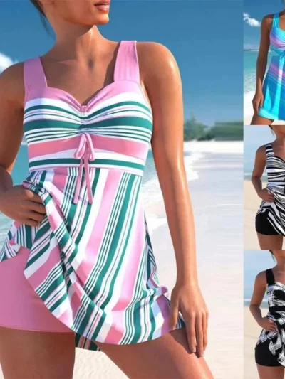 Plus size high waisted bikini