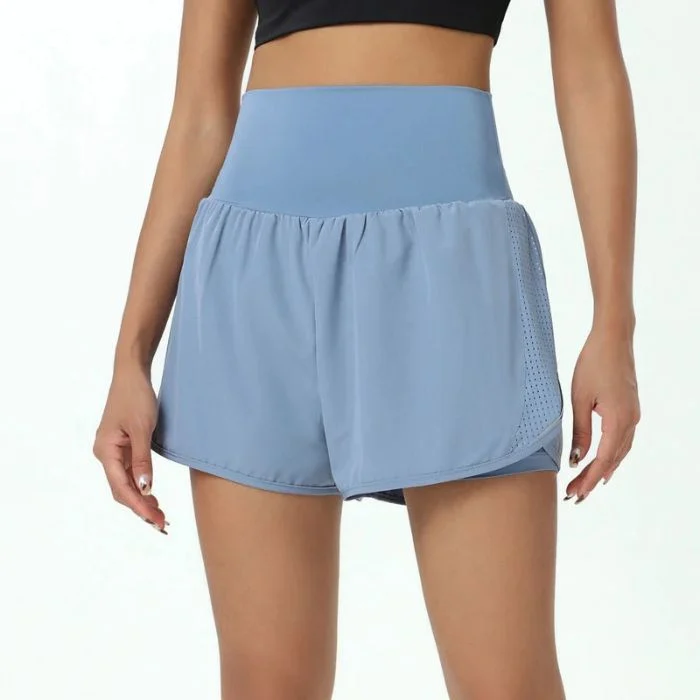 Blue Women's gym shorts