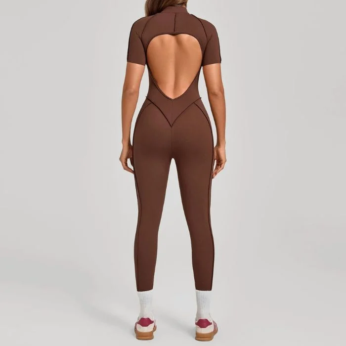PowerFit Women's Yoga Jumpsuit – Butt Lifting & Tummy Tucking Activewear - Image 5