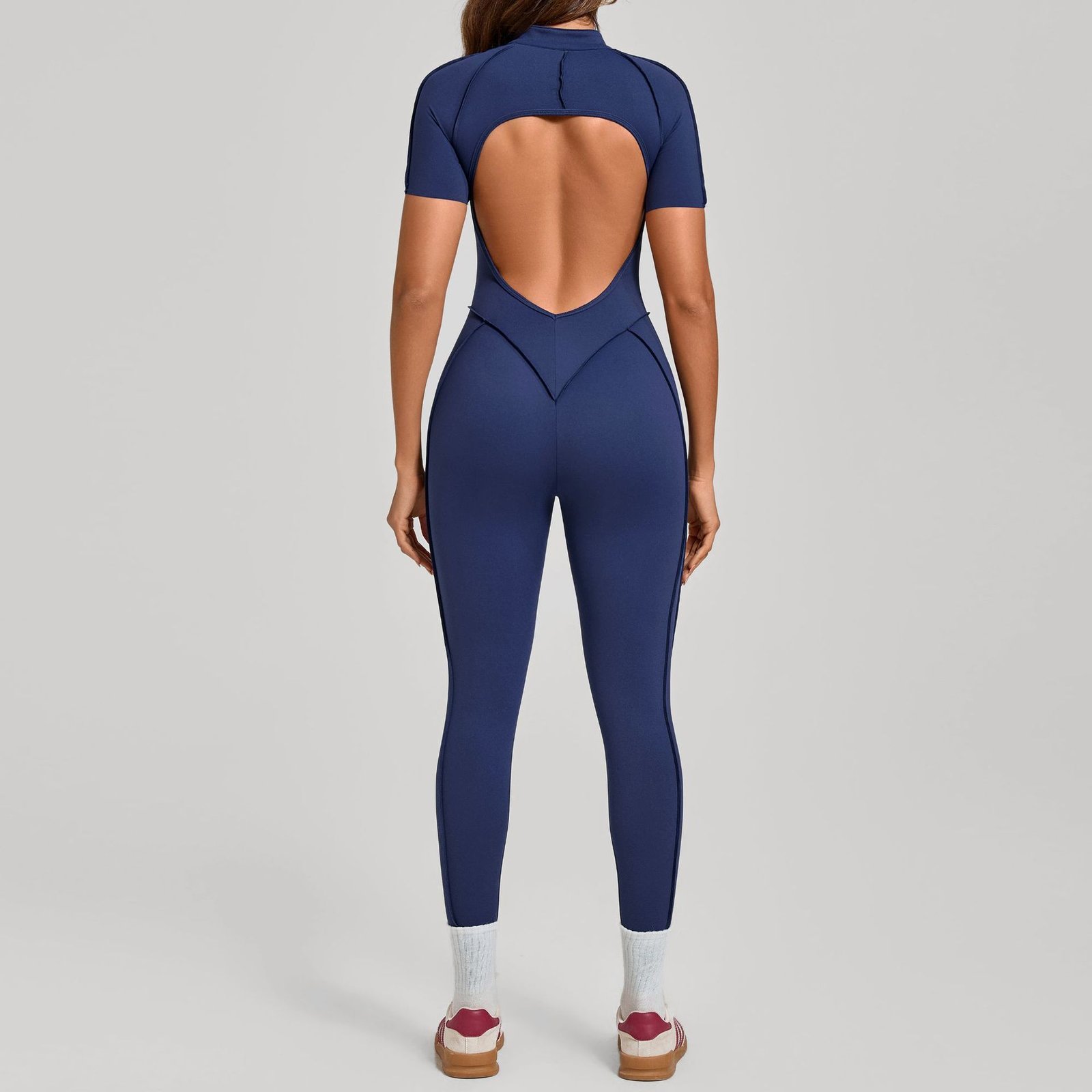 PowerFit Women's Yoga Jumpsuit – Butt Lifting & Tummy Tucking Activewear - Image 2