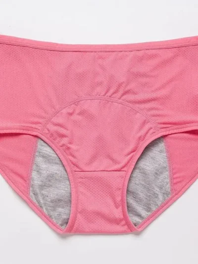 melon red period pants