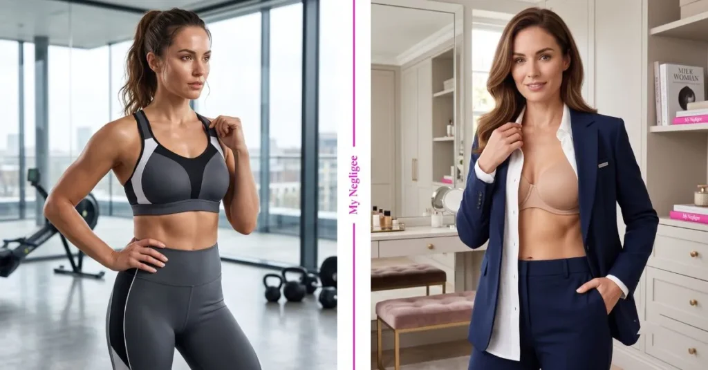 Sports bra guide comparing sports bras vs regular bras for women